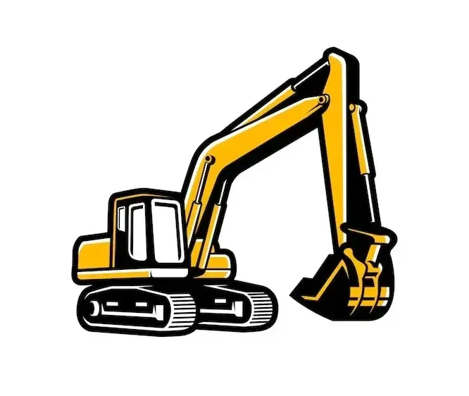 HMJ excavator at a reclamation site